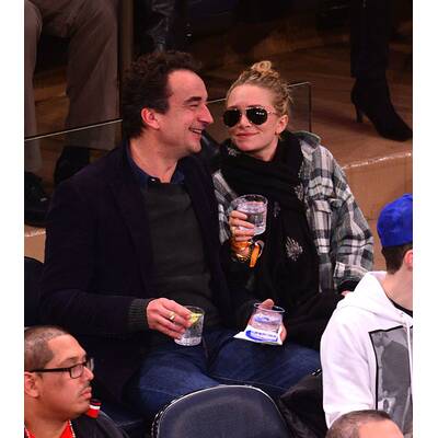 Mary-Kate Olsen bekommt ein Bussi