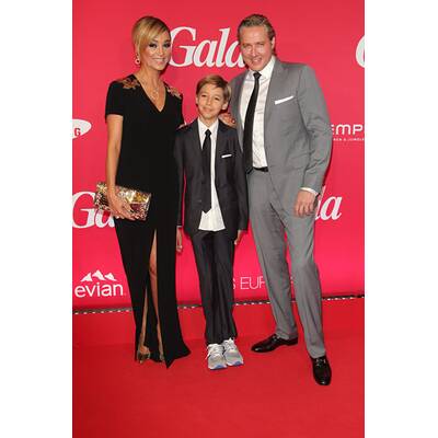 Verona Pooth mit Mann Franjo und Sohn Diego bei 