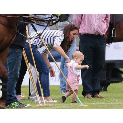 Herzogin Kate & Prinz George bei Williams Poloturnier