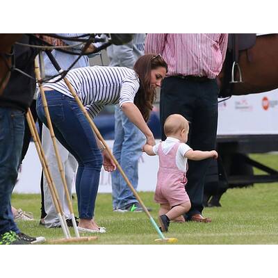 Herzogin Kate & Prinz George bei Williams Poloturnier