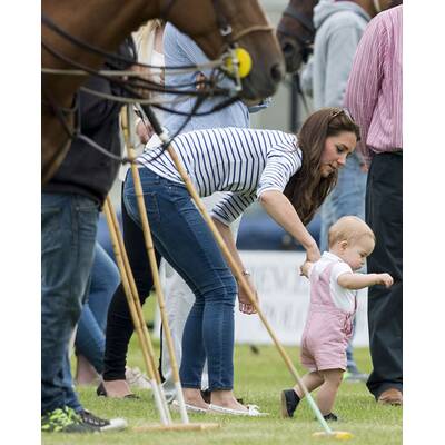 Herzogin Kate & Prinz George bei Williams Poloturnier