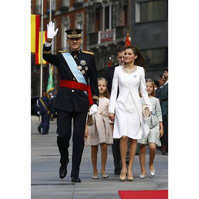 Königin Letizia beim Thronwechsel in Spanien