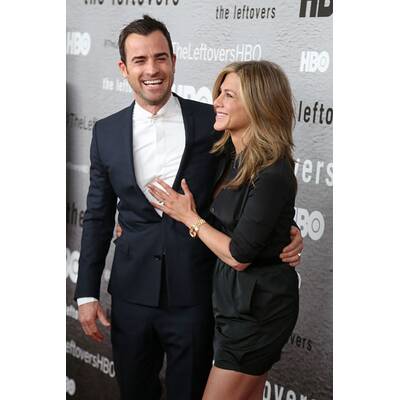 Jennifer Aniston & Justin Theroux verliebt bei Premiere