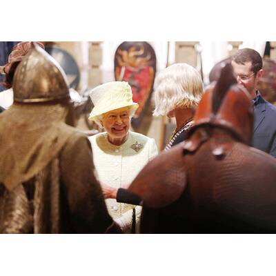 Queen Elizabeth besucht das 