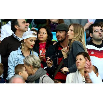 Lena Gercke jubelt Sami Khedira zu