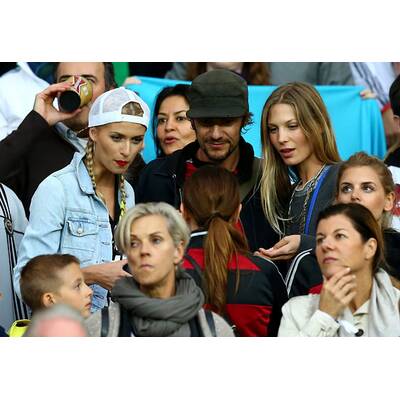 Lena Gercke jubelt Sami Khedira zu