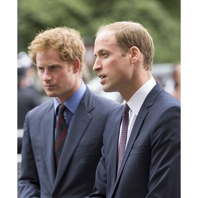 Prinz William & Harry unterwegs mit Papa Charles