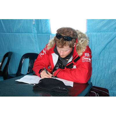 Prinz Harry am Südpol