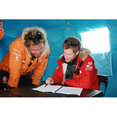 Prinz Harry am Südpol