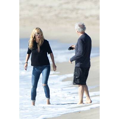 Heidi Klum: Topmodel-Dreh am Strand