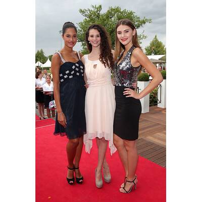 Promis feiern auf Reitturnier