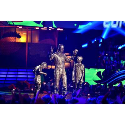 David Beckham & Söhne bei Nickelodeon Kids' Choice Awards