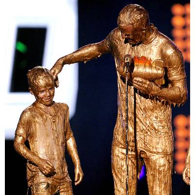 David Beckham & Söhne bei Nickelodeon Kids' Choice Awards