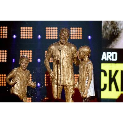 David Beckham & Söhne bei Nickelodeon Kids' Choice Awards