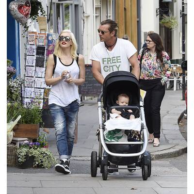 Gwen Stefani mit der Familie in London unterwegs