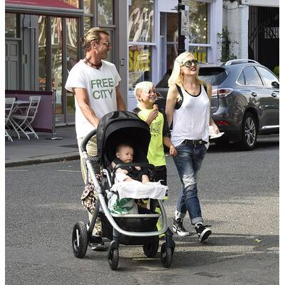 Gwen Stefani mit der Familie in London unterwegs