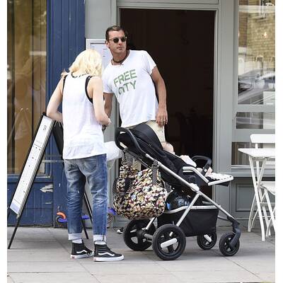 Gwen Stefani mit der Familie in London unterwegs