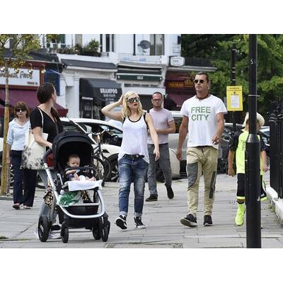 Gwen Stefani mit der Familie in London unterwegs