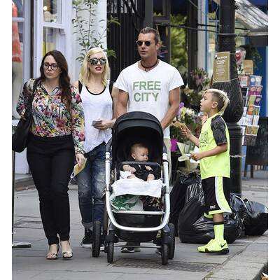 Gwen Stefani mit der Familie in London unterwegs