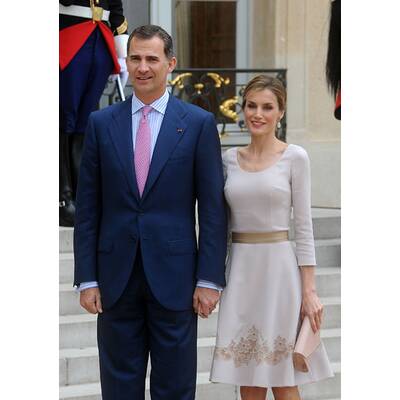 Königin Letizia & König Felipe in Paris