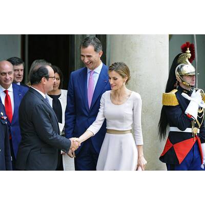 Königin Letizia & König Felipe in Paris