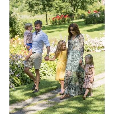 Traditionelles Sommershooting der dänischen Royals