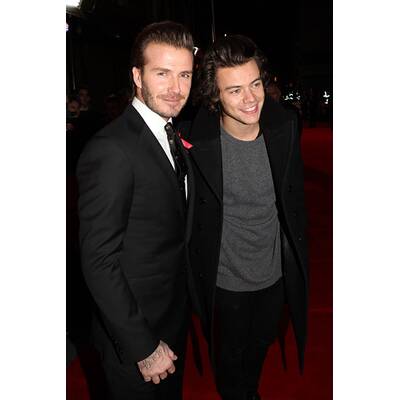 Die Beckhams am roten Teppich