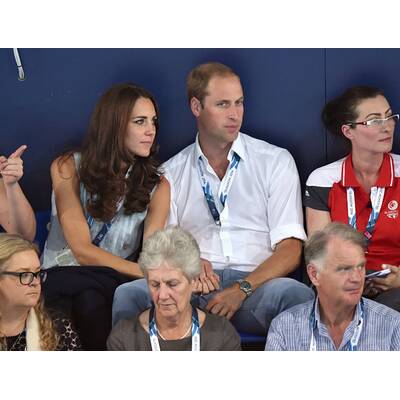 Herzogin Kate, Prinz William & Prinz William bei Commonwealth Games