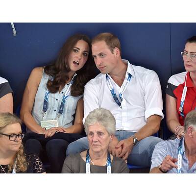 Herzogin Kate, Prinz William & Prinz William bei Commonwealth Games
