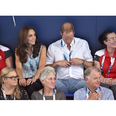 Herzogin Kate, Prinz William & Prinz William bei Commonwealth Games
