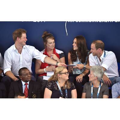 Herzogin Kate, Prinz William & Prinz William bei Commonwealth Games