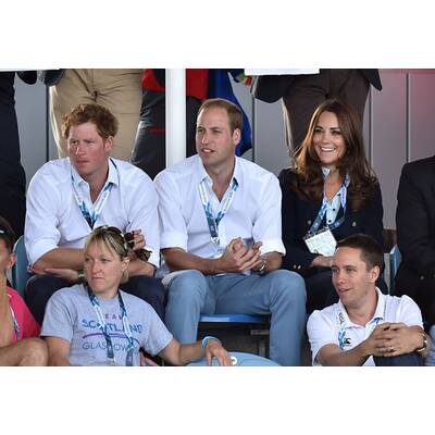 Herzogin Kate, Prinz William & Prinz William bei Commonwealth Games
