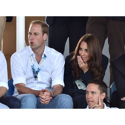Herzogin Kate, Prinz William & Prinz William bei Commonwealth Games
