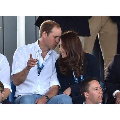 Herzogin Kate, Prinz William & Prinz William bei Commonwealth Games