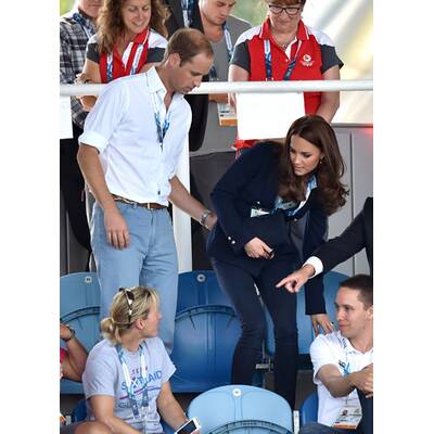Herzogin Kate, Prinz William & Prinz William bei Commonwealth Games