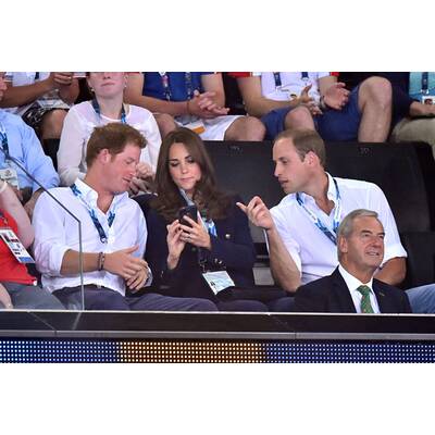 Herzogin Kate, Prinz William & Prinz William bei Commonwealth Games
