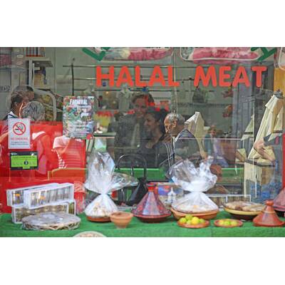 Uma Thurman am Set von 