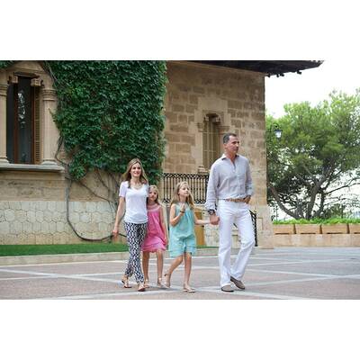 Königin Letizia & König Felipe urlauben mit der Familie