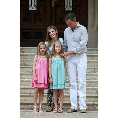 Königin Letizia & König Felipe urlauben mit der Familie