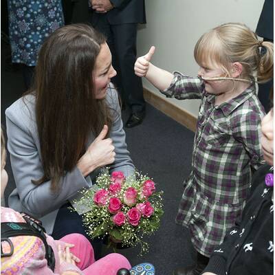 Herzogin Kate im Kinder-Hospiz