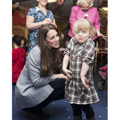 Herzogin Kate im Kinder-Hospiz