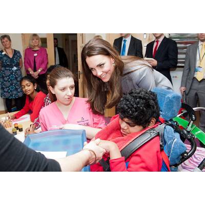 Herzogin Kate im Kinder-Hospiz