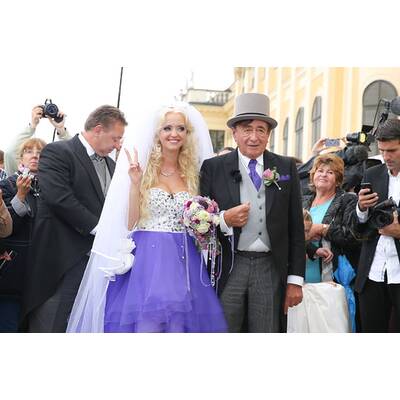 Richard Lugner sagt 'Ja' zu seiner Spatzi