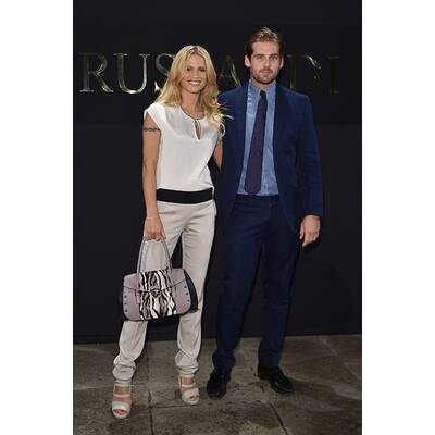 Michelle Hunziker strahlt mit Minibauch & Tomaso Trussardi
