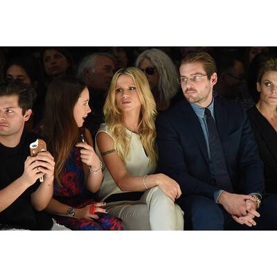 Michelle Hunziker strahlt mit Minibauch & Tomaso Trussardi