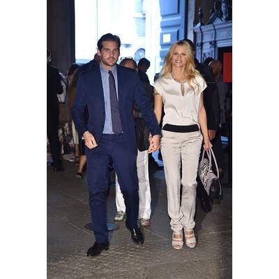 Michelle Hunziker strahlt mit Minibauch & Tomaso Trussardi