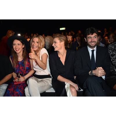 Michelle Hunziker strahlt mit Minibauch & Tomaso Trussardi