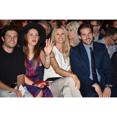 Michelle Hunziker strahlt mit Minibauch & Tomaso Trussardi