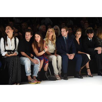 Michelle Hunziker strahlt mit Minibauch & Tomaso Trussardi