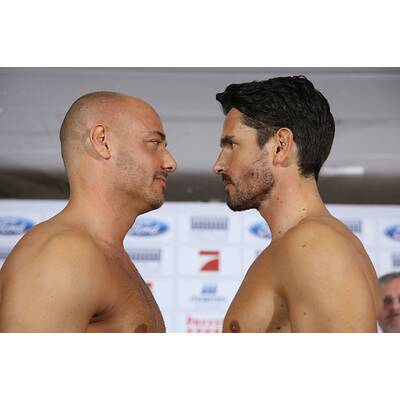 Melanie Müller & Co. beim Wiegen für's Promiboxen